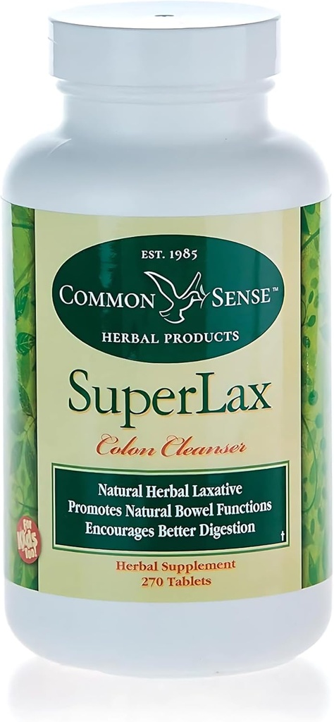 Common Sense Herbal Products SuperLax (270): Kolon Cleanser