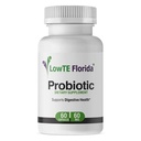 LowTE Florida® Probiotic Supplement - 60 Κάψουλες, 60mg, Probiotics για την Digestive Υγεία και την Ανοσολογική Υποστήριξη με Lactobacillus Acidophilus, Lactobacillus Rhamnosus & Bifidobacterium Longum