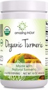 Amazing India USDA Sertifikalı Organik Turmeric Toz 16 Oz (1 Lb) Supplement | Non-GMO | Gluten Free | Made in USA