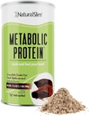 DoğalSlim Metabolic Whey Protein Toz Çikolatası - Low Carb, Meal Rez Shake w/Vitamins, Minerals & Amino Asit L-Glutamine | Büyük Tadı ve Protein Shake, 10 Hizmet