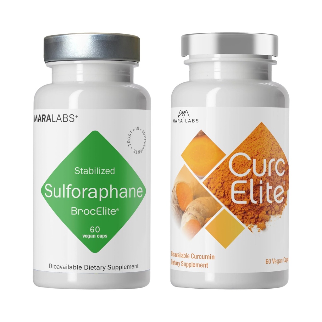 Mara Labs Plus, 60 Capsules ve CurcElite, 60 Capsules