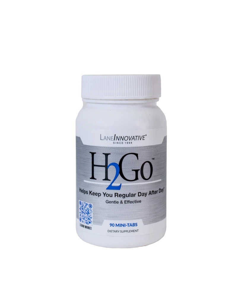Lane Labs - H2Go, Βοηθά στην ανακούφιση της δυσκοιλιότητας και της παρατυπίας, Απαλή και αποτελεσματική, φυσικό συμπλήρωμα ορυκτών, υποστηρίζει Colon και Digestive Υγεία, Δεν Τεχνητή Ερεθισμό (90 Mini-tabs)