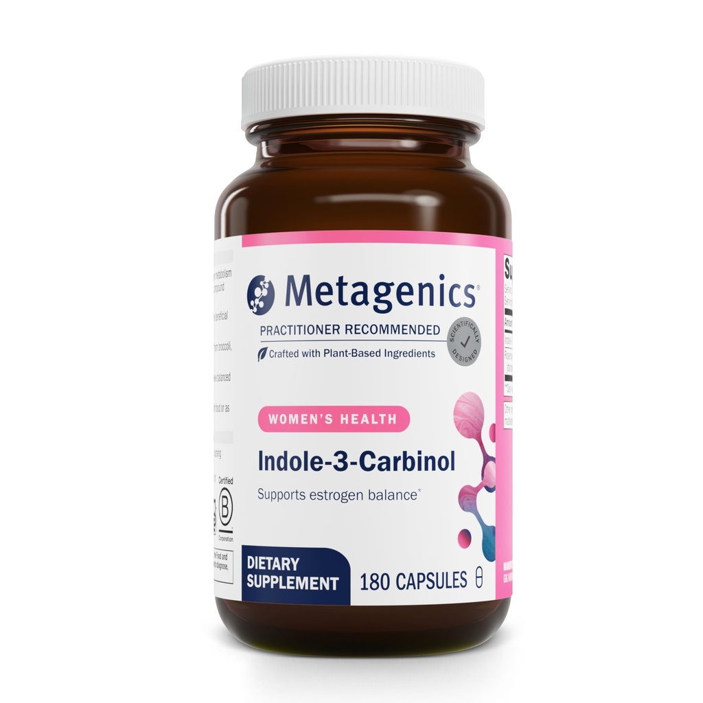 Μεταγονική Meta Indole-3-Carbinol συμπλήρωμα - Υποστηρίζει Οιστρογόνο Ορμονική Ισορροπία, Αντιοξειδωτικό & Ηπατική Υγεία* - Μη ΓΤΟ, Γλουτένη-ελεύθερο, Vegan - GMP Πιστοποιημένη Εγκατάσταση - 180 κάψουλες