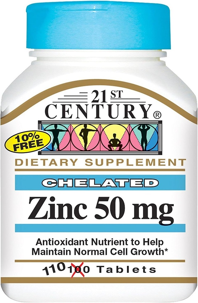 21. Yüzyıl Chelated çinko 50 Milligram 50 Milligram