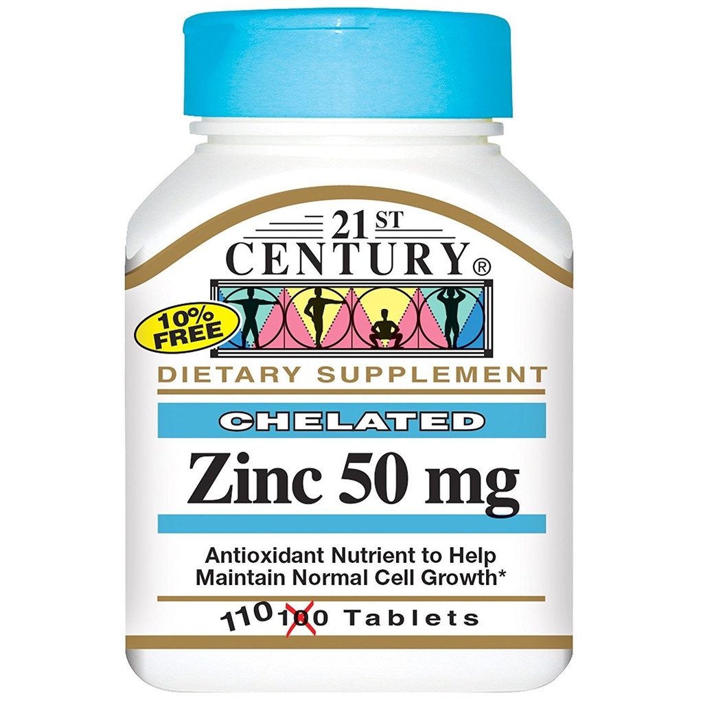 21. Yüzyıl Chelated çinko 50 Milligram 50 Milligram