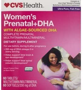 CVS DHA Prenatal Multivitamin 2 Adım Program Tabletleri - 60 gün