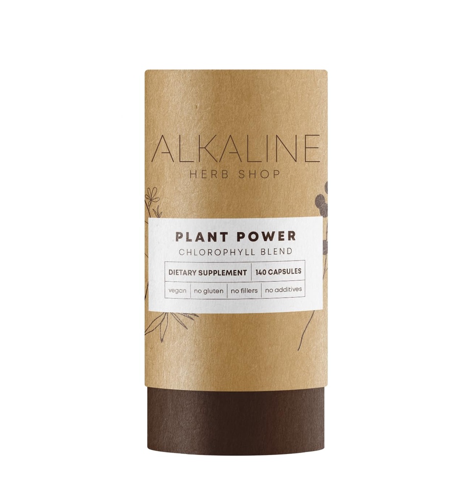 Herb Shop Plant Power Supplement 140 Capsules (Chlorophyll)