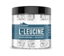 Earthborn Elements L-Leucine 200 Capsules, Pure & Undiled, No Wordss
