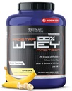 Ultimate Nutrition Prostar Whey Protein Powder Isolate, Banana - Χαμηλή υδατανθράκων, υψηλής πρωτεΐνης σκόνης Shake for muscle Gain & Recovery - Χαμηλό Νάτριο, Χαμηλό Πάχος & Κετό Φιλικό - 5.28 lbs Tub