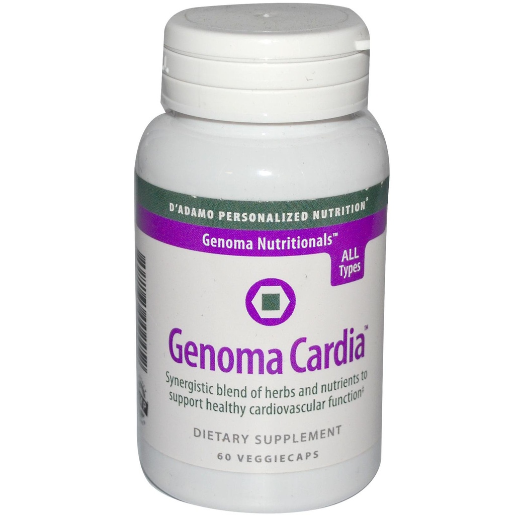 D'Adamo Εξατομικευμένη Διατροφή - Genoma Cardia 60 vcaps
