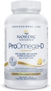 Nordic Naturals ProOmega-D, Limon Flavor - 120 Soft Gels - 1280 mg Omega-3 + 1000 IU D3 - Yüksek Yeterli Balık Petrol - EPA & DHA - Beyin, Eye, Heart, & Immune Health - Non-GMO - 60 Hizmetler