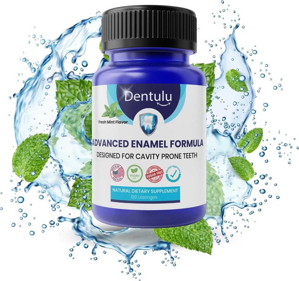 Advanced Enamel Care Prebiyotik for Strong Cavity Prone Teeth - Dentist Formulated, Optimal Oral Wellness (Mint)
