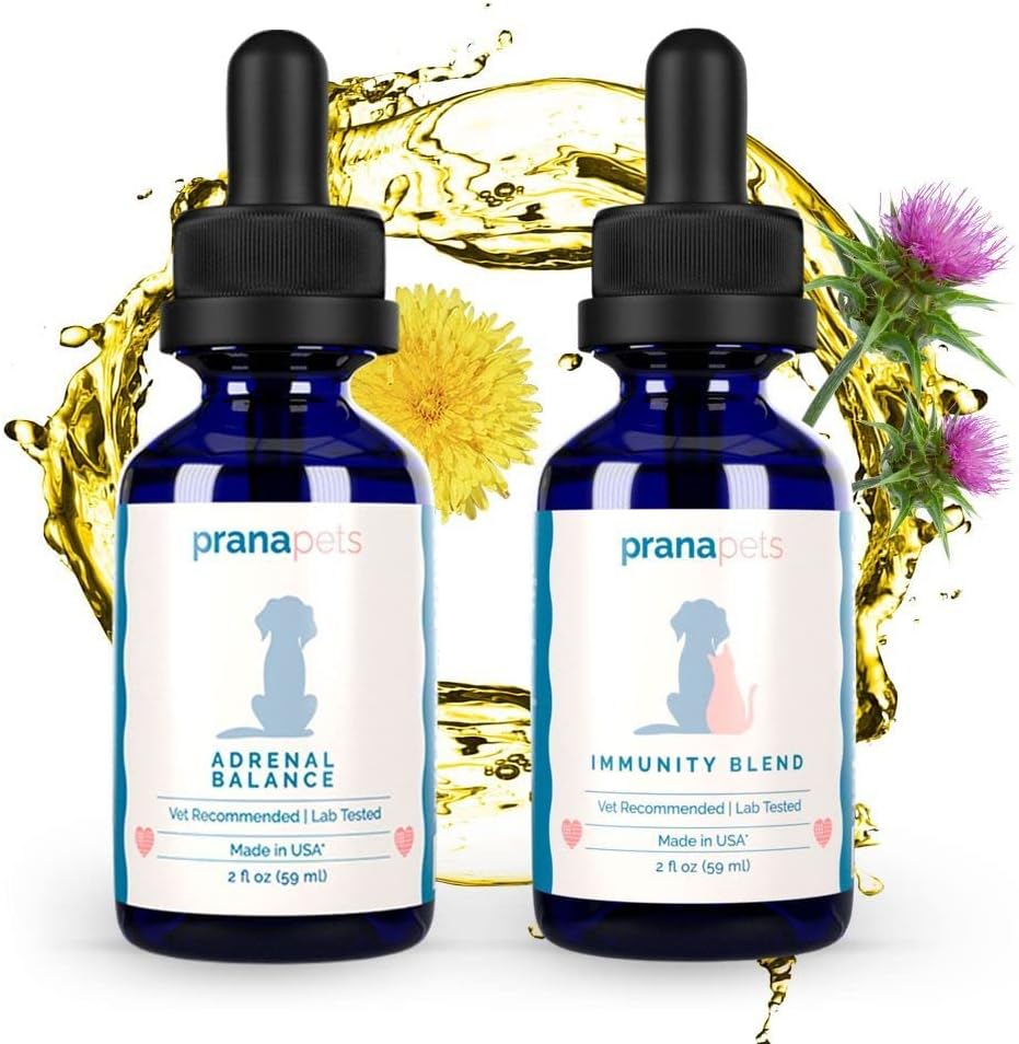 PranaPets Adrenal Immunity Regimen | Cushing's & Immunity Format for Dogs & Cats