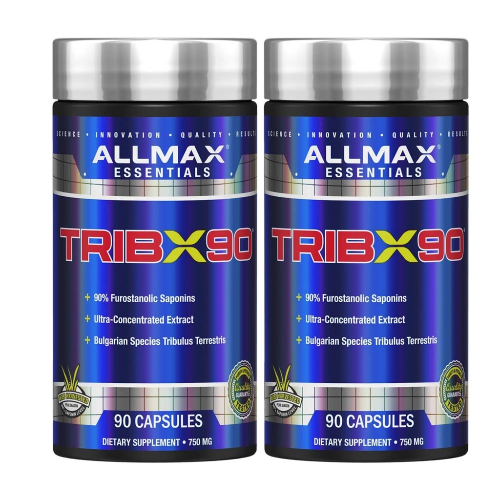 ALLMAX Beslenme Trib X 90, Bulgar Tribulus Ultra-Concented Extract, 90 Capsules