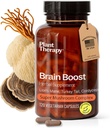 Plant Therapy Lion's Mane Capsules ABD'de 4 Ay Supply with Turkey Tail and Cordyceps Supports Memory Focus Supplements for Women & Men Brain Boost 120 Vegetarian Capsules
