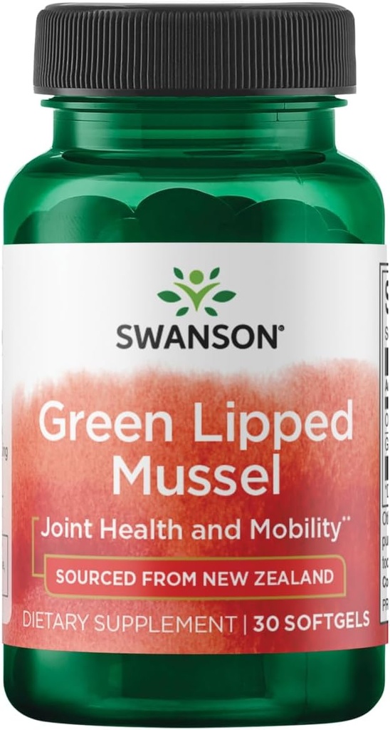 Swanson Yeni Zelanda Yeşil Lipped Mussel Oil 30 Sgels
