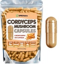 XPRS Nutra Cordyceps Mushroom Toz Capsules - 360 Kont (180 Day Supply) - Premium Cordyceps Mushroom Capsules Gerçek Mushrooms (Cordyceps Sinensis) Stamina ve Performanslarını Desteklemek için