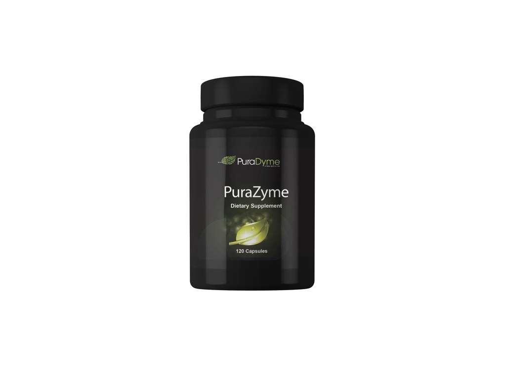 PuraDyme PuraZyme Meeting of Digestive Enzymes by Lou Corona 120 Capsules