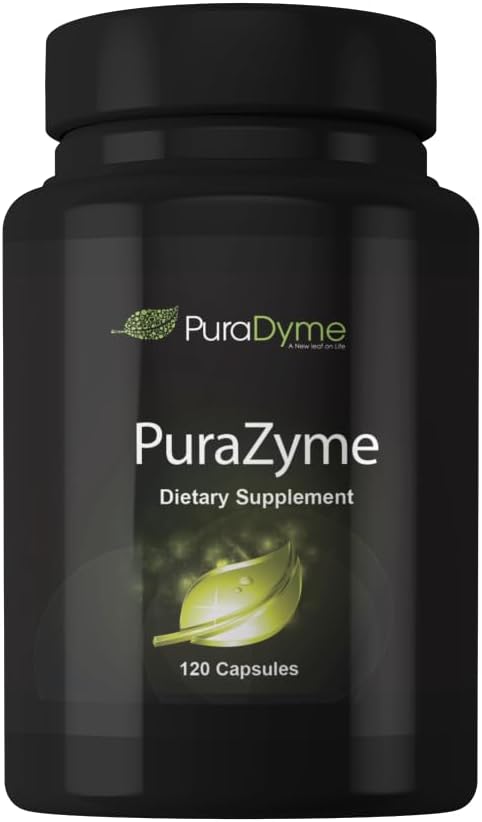 PuraDyme PuraZyme Meeting of Digestive Enzymes by Lou Corona 120 Capsules