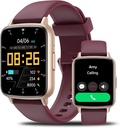 Erkekler Kadın-46mm HD AI Voice Asistan Smar twatch (Answer/Make Calls) için Akıllı İzleme, Uyku İzleme, Fitness Tracker, Android iPhone Samsung Uyumlu IP68 Smartwatch için
