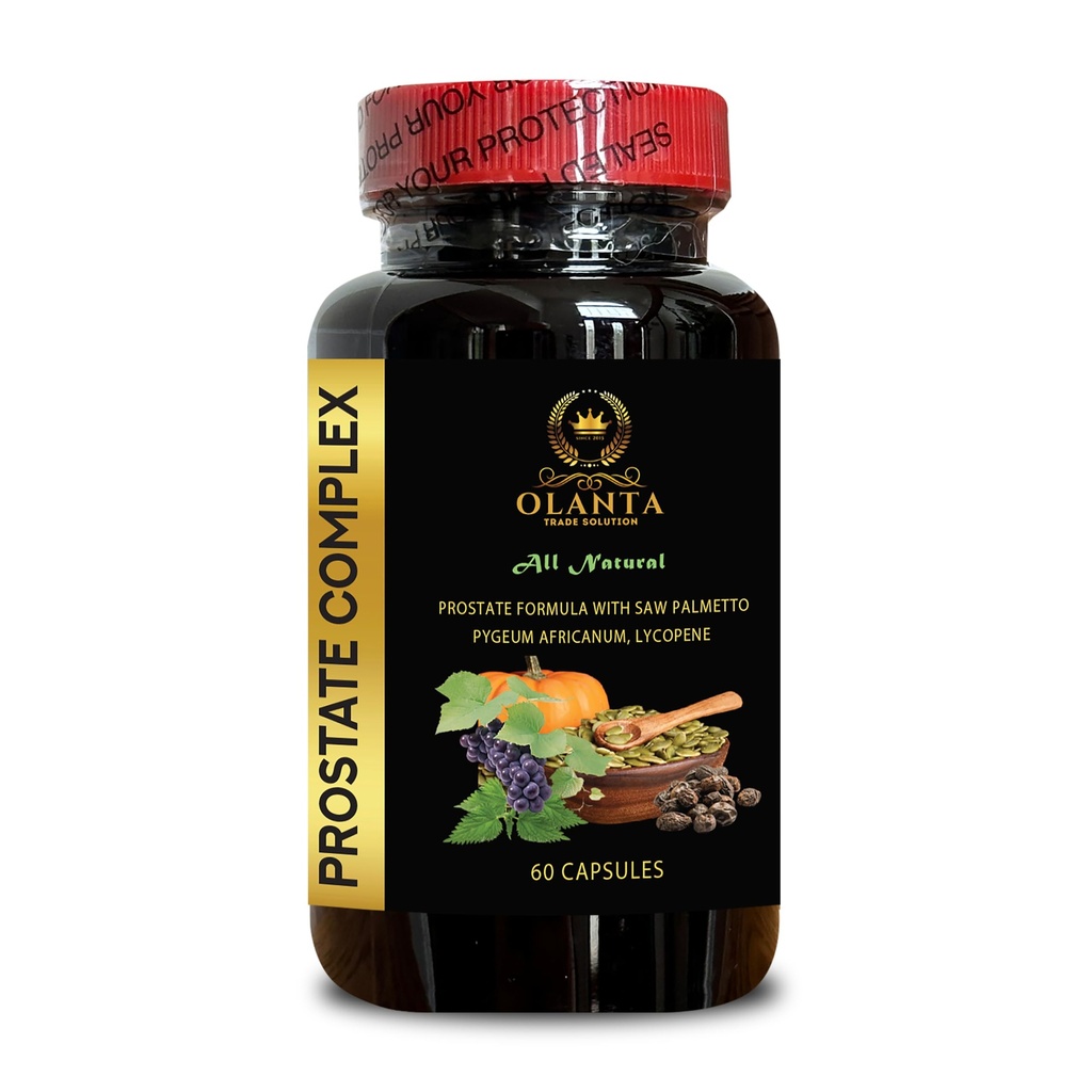 Prostate Complex for Men - Prostate Health Formula, Natural Prostate Support, Support for Urinary Health, Saw Palmetto Extract, Boron for Prostate, Immune Support - 1 Bottle