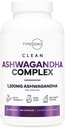Τύπος Zero KSM-66 Ashwagandha Root Extract 1.200mg, 60 Σερβιέτες - Υψηλή ισχύς 5% Withanolides - με Turmeric, Rhodiola Rosea και BioPerine Black Pepper Extract - 180 Veggie Caps