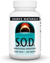 Source Naturals S- O- D, Superoxide Dismutase - Συμπλήρωμα διατροφής - 180 δισκία