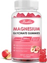 Magnezyum Glycinate Gummies - Sugar Free, Magnezyum Kompleksi Pyum, VitaminD, B6 Calm için Uyku ve Stres Yardımı - 60 Peach Gummies - Sugar Free, Magnezyum Kompleksi P Properties Supplement with Pyum, VitaminD, B6 for Calm, Sleep & Stress Relief for Yetişkinler - 60 Peach Gummies