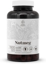 Nutmeg 120 Capsules | High-Potency Herbal Diyeter Supplements | Made with Sebze Capsules and Nutmeg (Rou Dou Kou, Myristica Fragrans) Kuru Nut (120 Count)