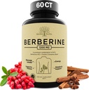 Berberine Supplement, Berberine 1200 Mg – Berberine HCL & Ceylon Cinnamon for Women & Men – Berberine Capsules Sağlıklı Immune Sistemi ve Kilo Yönetimi Desteği