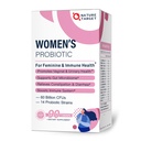 NATI TARGET Probiyotiks-for-Kadınlar için Prebiyotikler, Cranberry ve D-Mannose, 60-Billion-CFUs, Women's Probiyotik for Digestive Health/Gut Health/Immunefun