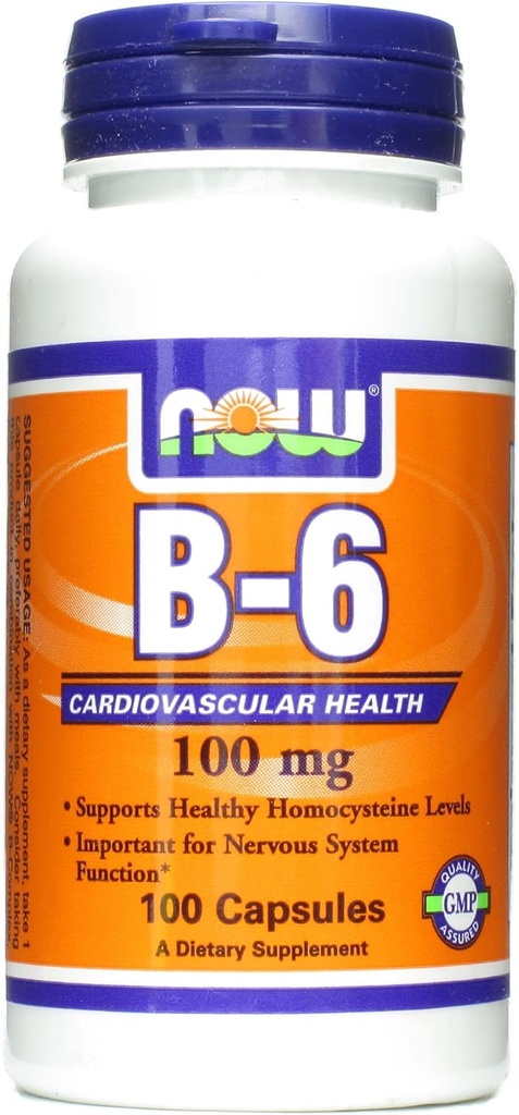 Şimdi Gıdalar B6 100 mg Capsules, 100 CT