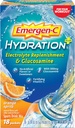 Emergen-C Hydration+ Sports Drink Mix with C (18 Count, Orange Spritz Flavor with Glucosamine), Electrolyte Replenishment, 0.34 Ounce Toz Paketleri