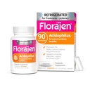 Florajen asitofili Probiyotikler, Gut Health, Vaginal Health ve Immune Support Supplement, Constipation and Bloating Relief for Yetişkinler, 90 Capsules (Refrigerated)