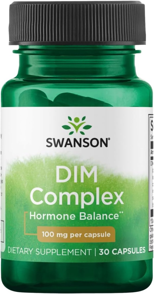 Swanson Dim Kompleksi (Diindolylmethane) 100 Milligram 30 Capsules (1 Pack)