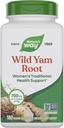 Nature's Way Wild Yam Root, Women's Traditional Health Support*, 2Capsule başına 700 mg, Non-GMO Projesi Doğrulanmış, 180 Vegan Capsules (Pazar Mayıs Vary)