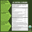 TruWild Greens Superfood Juice, 22+ Greens & Anti-Oxidants, Natural Immune, Stres, Digestion Support Toz, 90 Hizmet, 3 Pack