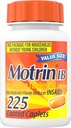 Motrin IB Ibuprofen 200mg δισκία, ταχείας δράσης πόνος Reliever & πυρετός Reducer, Over-the-Counter Ψυχρή Ιατρική για Πονοκέφαλο, Οσφυαλγία, Οδοντόκρεμα, Εμμηνορρυϊκές κράμπες & Ελαφρίτιδα Πόνος, 225 κόμης