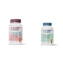 SmartyPants Women's Multivitamin Gummies, Sugar Free: Biotin, Torchfolate, Omega 3 (ALA), Vitamin D & Teen Guy Multivitamin Gummies: Omega 3 Fish Oil (EPA/DHA), B6, C, B12, B6, C, C, B12, B6