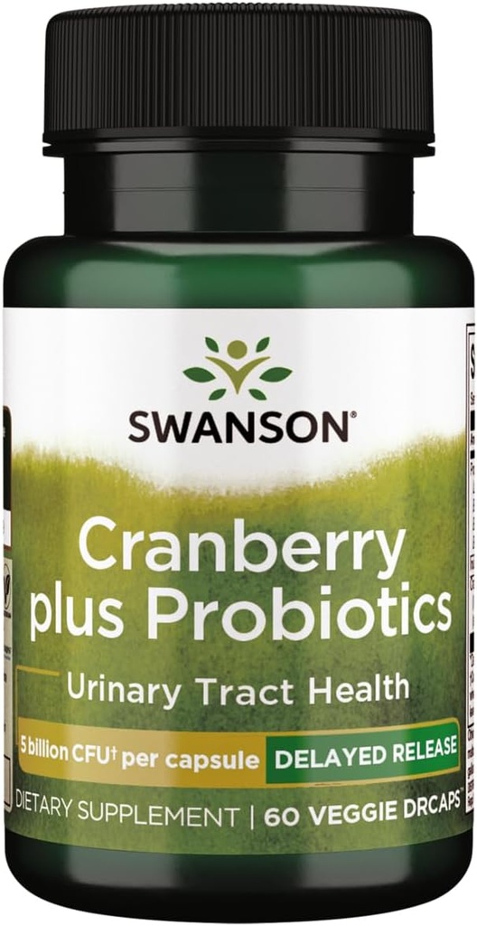 Swanson Cranberry Probiyotik 5 Milyar Cfu 60 Veg Capsules