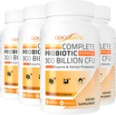 Kadınlar ve erkekler için probiyotikler, 300 milyar CFU 11 Strains + Organik Herbal & Digestive Enzymes, Probiyotik for Digestive Health, Gas & Bloating, Immune, Gut Health for Women & Men, Raf Stable, 240 Caps