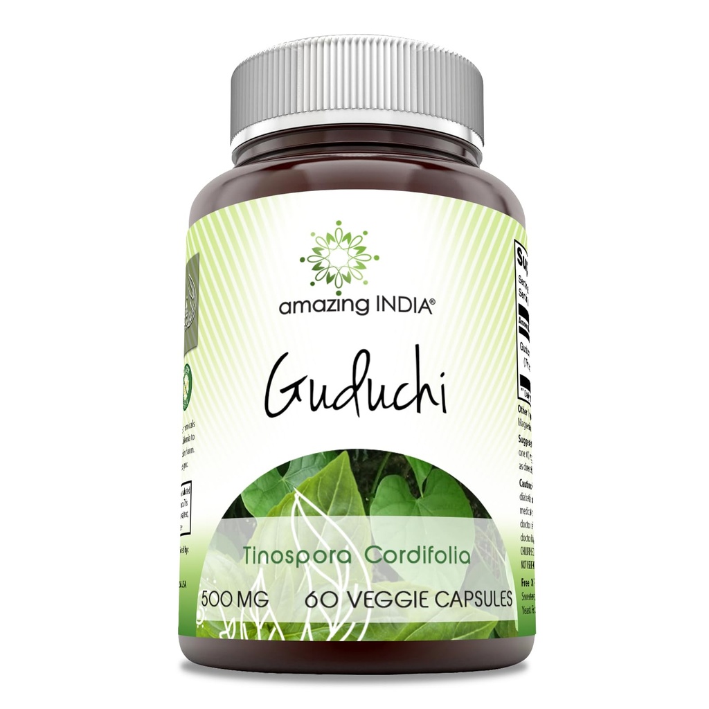 Amazing India Guduchi 500 Mg συμπλήρωμα 