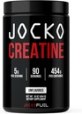 Jocko Kompine Monohidrat Tozu - Erkekler ve Kadınlar için Kreat Performansı ve Kas Sağlığı için Tamam, 90 Oz (Unflavored) (16 OZ JAR)