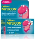 MyLICON Çocuk Çocuklarının Tummy Relief for Kids, 24 Cherry Flavored Chewable Tablets
