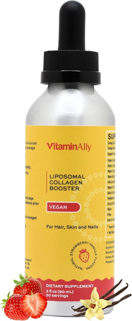 Vegan Liposomal Sıvı Kolajn ATM Drops | Sağlıklı Saç, Skin ve Nails | Vegan | Non-GMO | Sugar Free | Gluten Free | Kullanımı Kolay