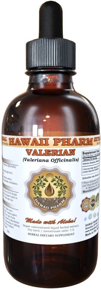 HawaiiPharm Valerian (Valeriana Officinalis) Εκχύλισμα υγρού ρίζας 2 fl.oz