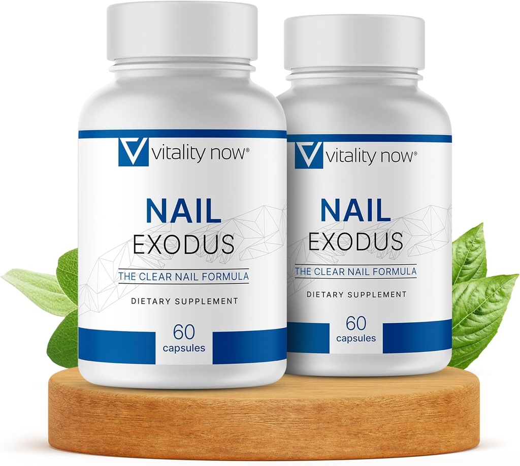Nail Exodus - Vitality Healthier Feet için Premium Formula - 60 Capsules - 2 Paket