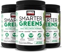 Force Factor Smarter Greens Daily Wellness Powder 3-Pack to Support Energy, Immunity & Digestion, Greens Powder, Superfood Powder with Vitamins, Minerals & Probiotics, Unflaved, 90 Servings