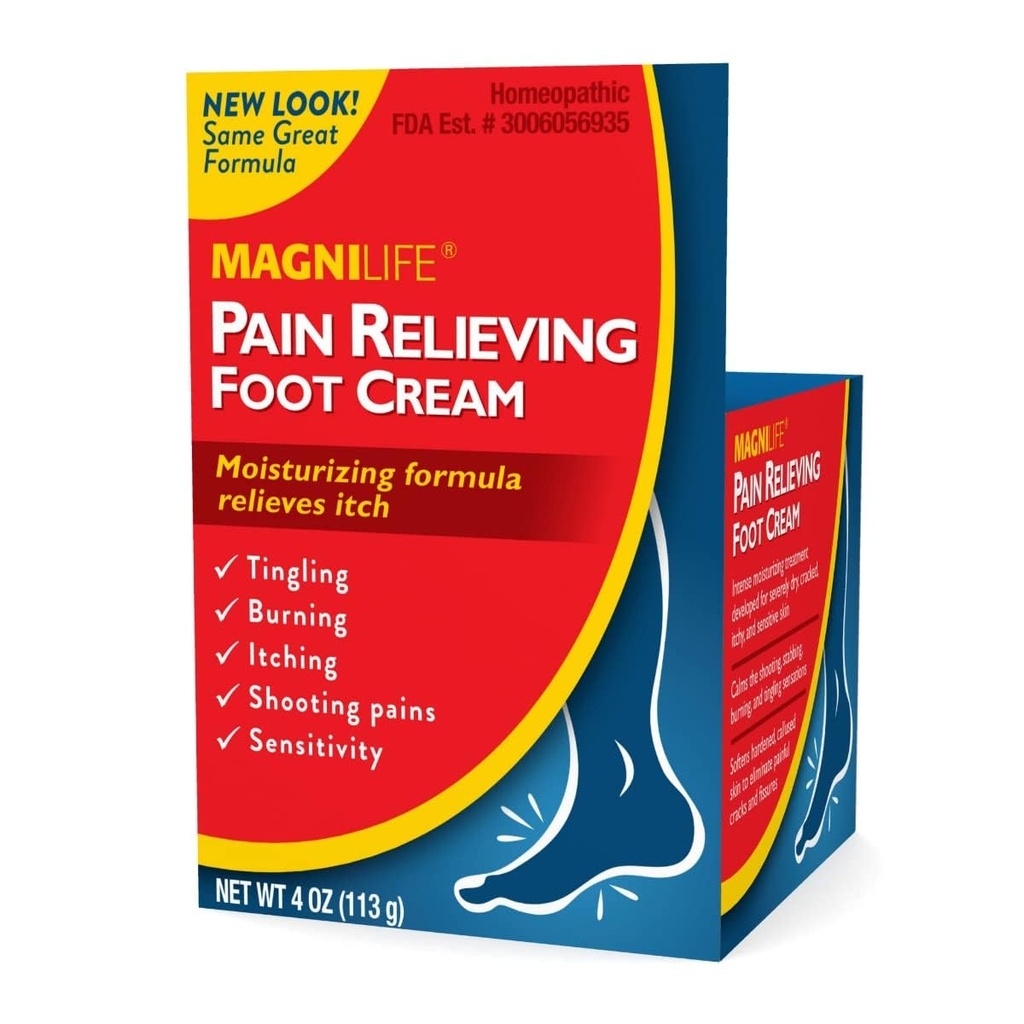 Magni Life DB Pain Relieving Foot Cream, 4 Ounce Her (2)
