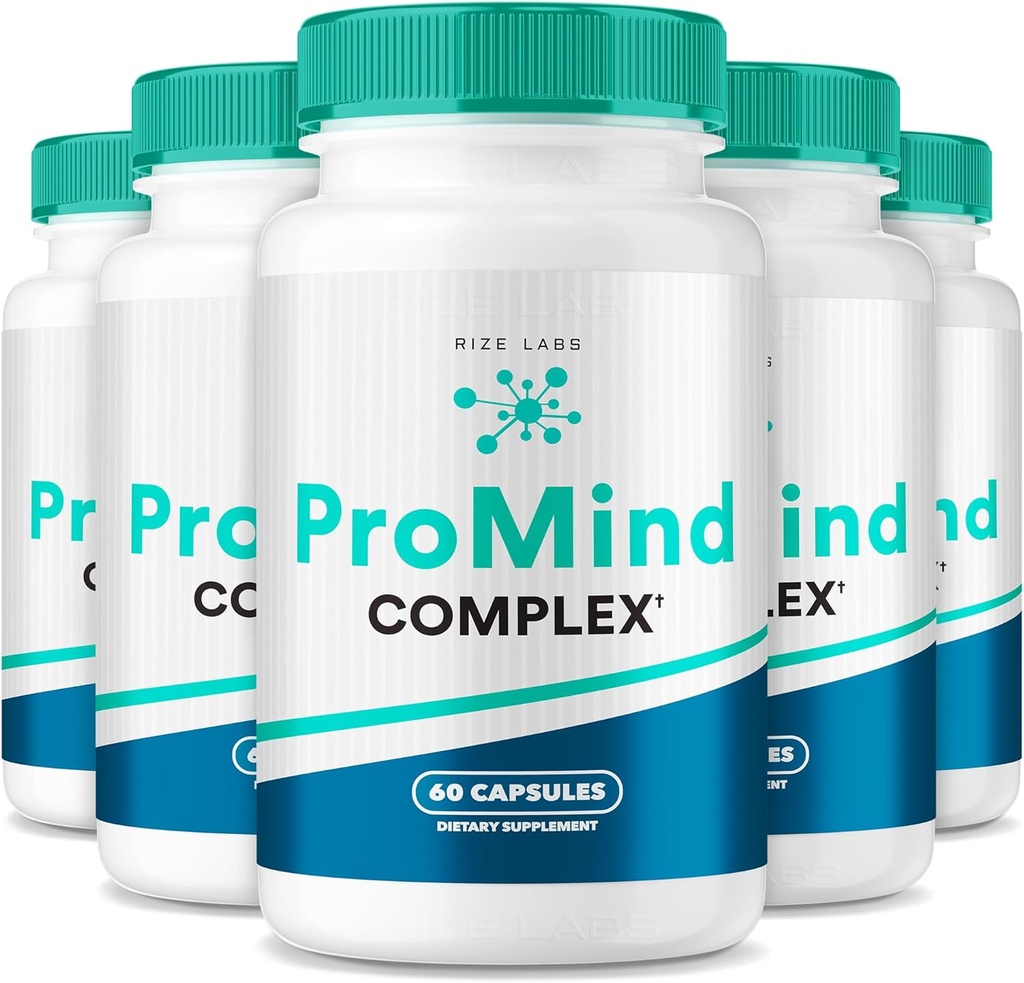 Laboratuarları ProMind Kompleksi Tamam, Organik Hafıza Beyini Güçlendirmek için Desteklemeyi Destekliyor - 5 (300 Capsules) Pack